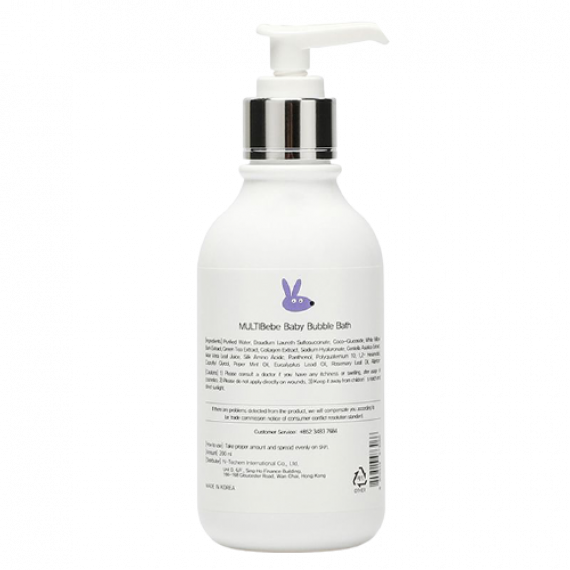 韓國MultiBebe 嬰幼兒泡泡浴液 200ml