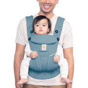 ERGOBABY OMNI BREEZE 多功能透氣嬰兒背帶 - 石藍色