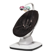 4MOMS MAMAROO5 電動嬰兒搖椅-黑色