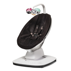 4MOMS MAMAROO5 電動嬰兒搖椅-黑色