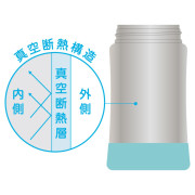 Richell TLI 不鏽鋼吸管保溫杯-貴婦狗 300ml