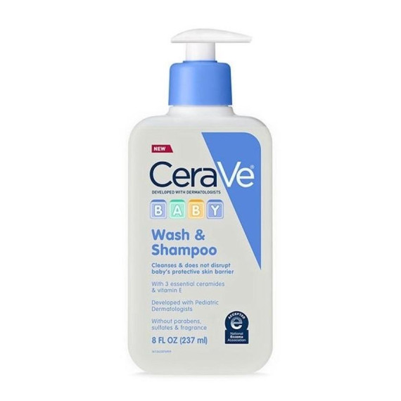 CeraVe Baby 嬰兒低敏沐浴洗髮露 473ml