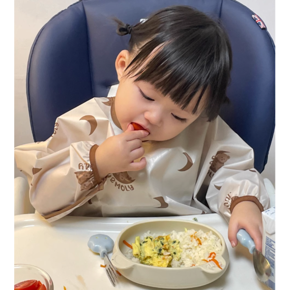 JM 幼兒防水防污飯衣/罩衣 6-24m｜星球小熊