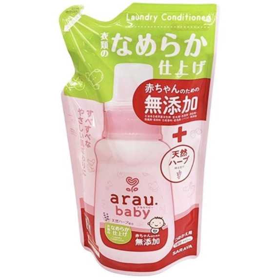 Saraya ArauBaby 嬰兒衣物柔順劑 補充裝 440ml 