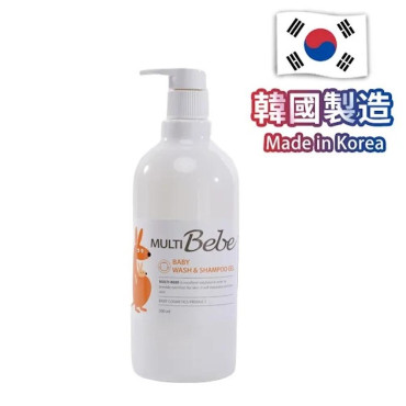 韓國MultiBebe 嬰幼兒洗髮沐浴露 500ml