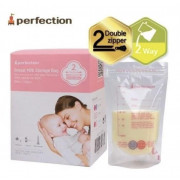 Jaco Perfection 雙拉鏈 2way感溫母乳儲奶袋 180ml (120pcs)