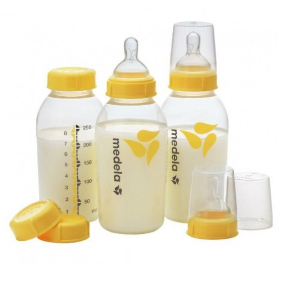 Medela 自然母乳奶樽 連奶嘴 3個裝8oz / 250ml