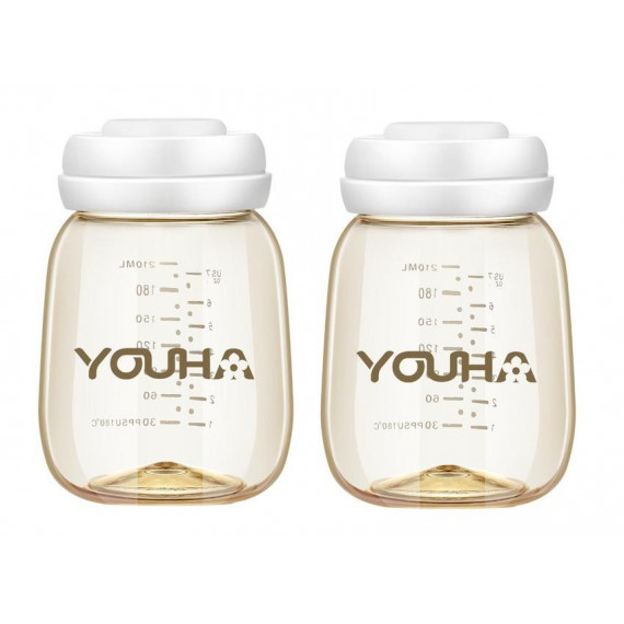 YOUHA 優合 210ml PPSU儲奶樽 (1對)