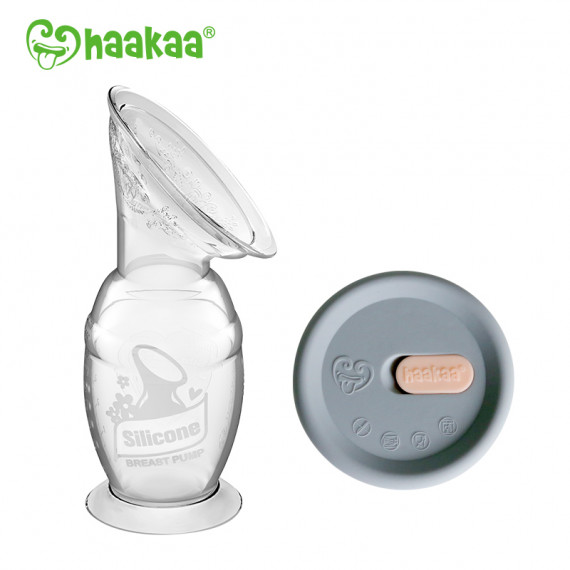 Haakaa第二代矽膠吸奶器 連灰蓋套裝 100/150ml